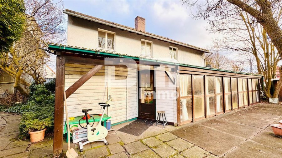 (R)eserviert!Laden-/Büro-/Lagerkomplex mit 300 m² Nutzfläche und Parkflächen - Rückansicht